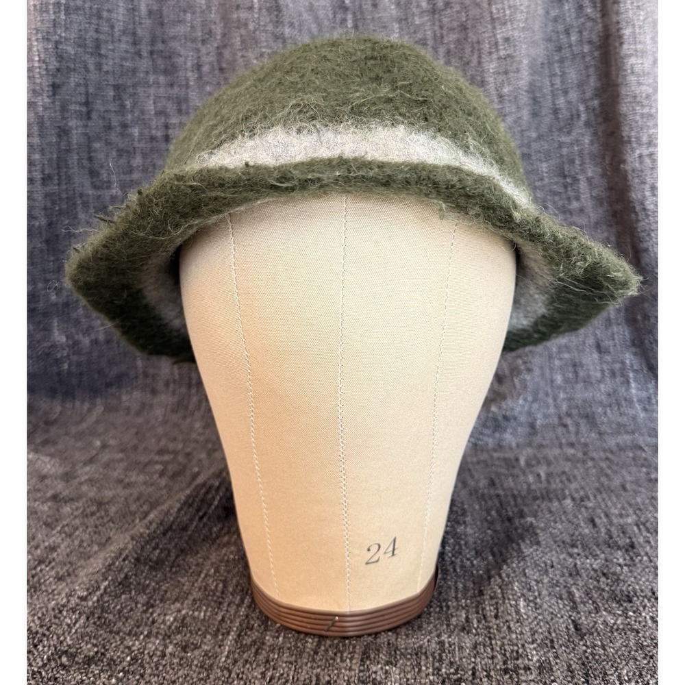 Handmade Felted Wool Bucket Hat Retro Vibes‎ Artisan Novelty
